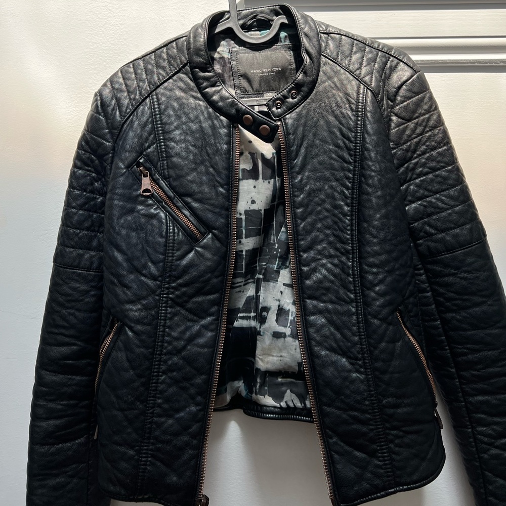 Marc New York Black Leather Jacket *GREAT Condition*